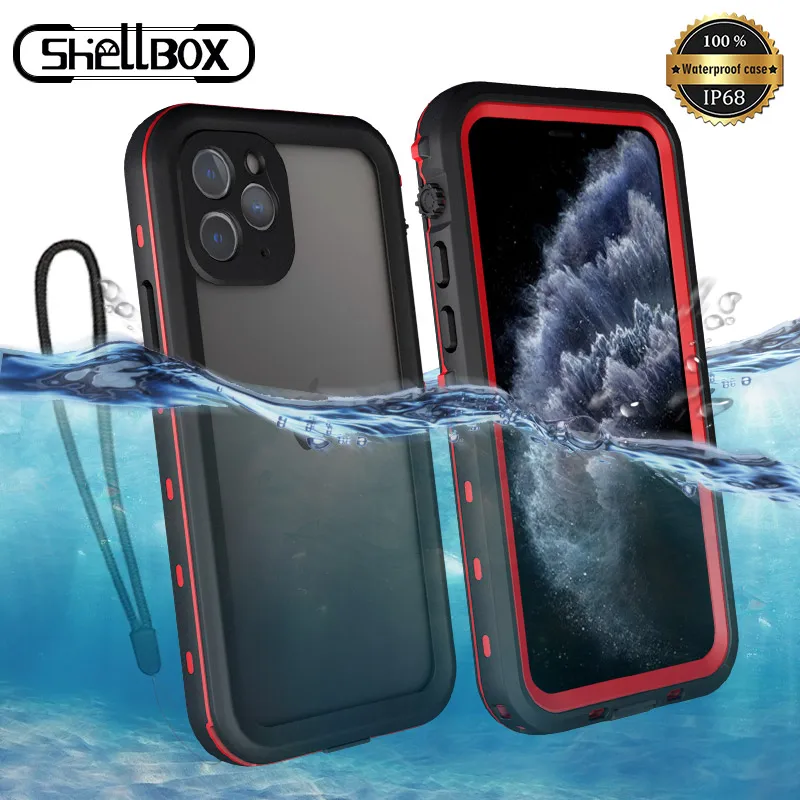 Противоударный подводный чехол для iPhone 11 Pro водонепроницаемый пылезащитный