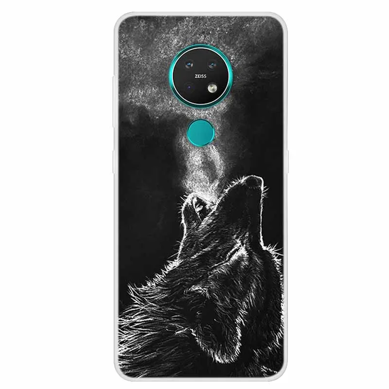 Clear Wolf Lion Soft TPU Silicone Phone Case - Fashion
