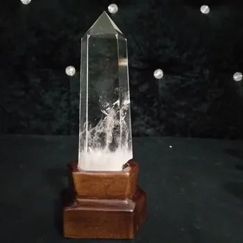 

100% natural clear quartz crystal point feng shui stone healing crystal wand chakra energy