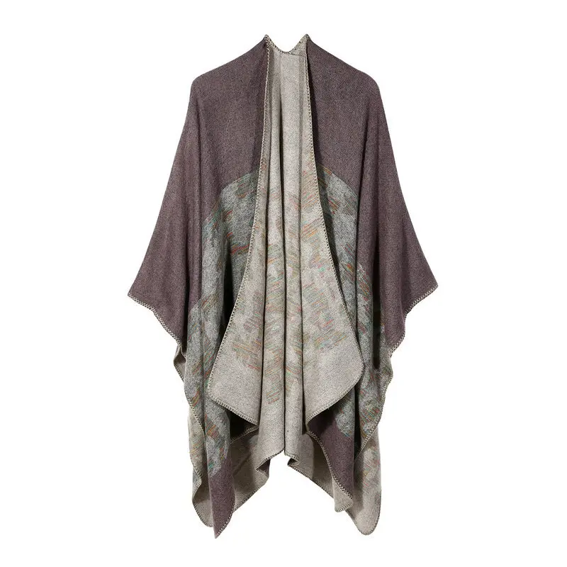 Европа и Америка Горячая Распродажа искусственный кашемир смешанные цвета камуфляж толстый очень большой платок плащ путешествия мантия
