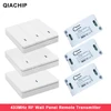 QIACHIP Wall Panel Wireless Remote control Transmitter 1 2 3 Button RF Switch For Light Lamp Bulb Home Living Room Controllor ► Photo 1/6