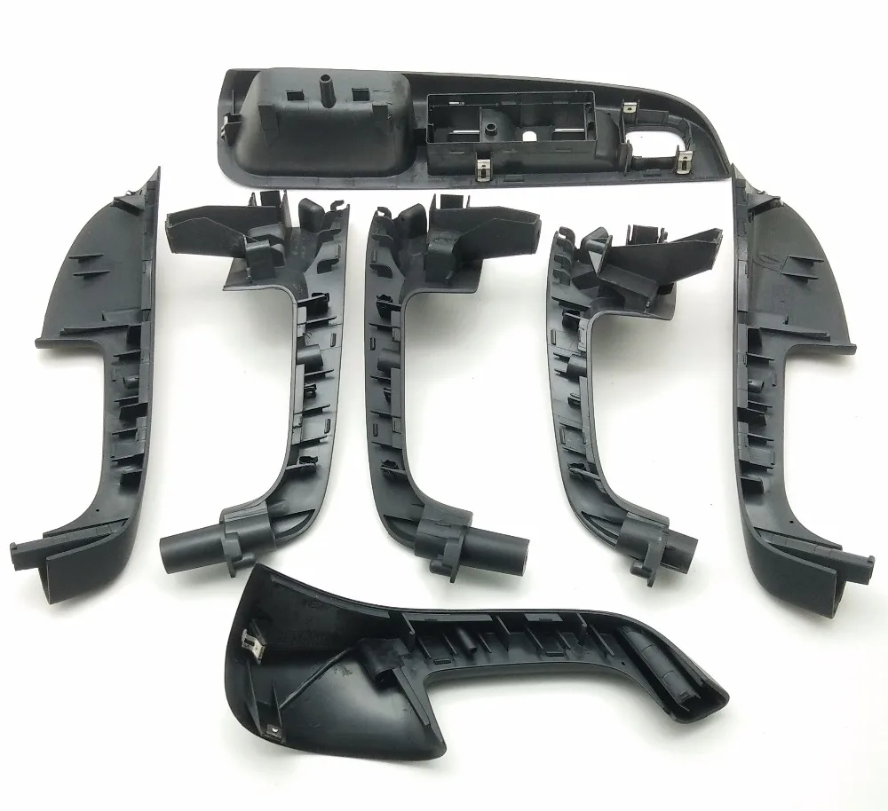 7 шт. черный чехол с дверной ручкой и переключателем на окна для VW Volkswagen Golf 5 GTi MK5