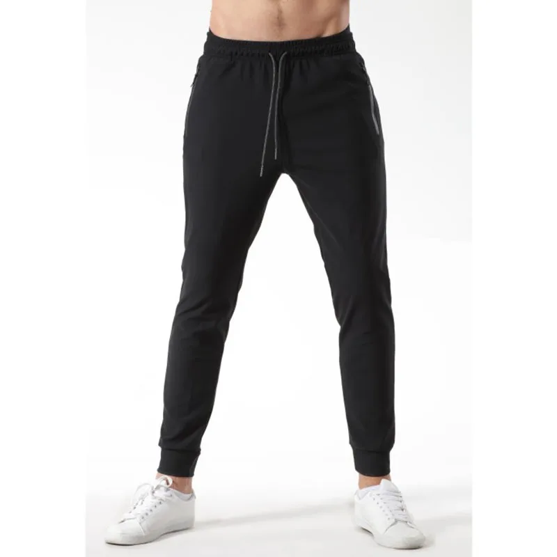 Calças dos Homens Corredores do Esporte Verão Nova Moda Seção Fina Correndo Secagem Rápida Atlético Ginásio Musculação Fitness Sweatpants 2020