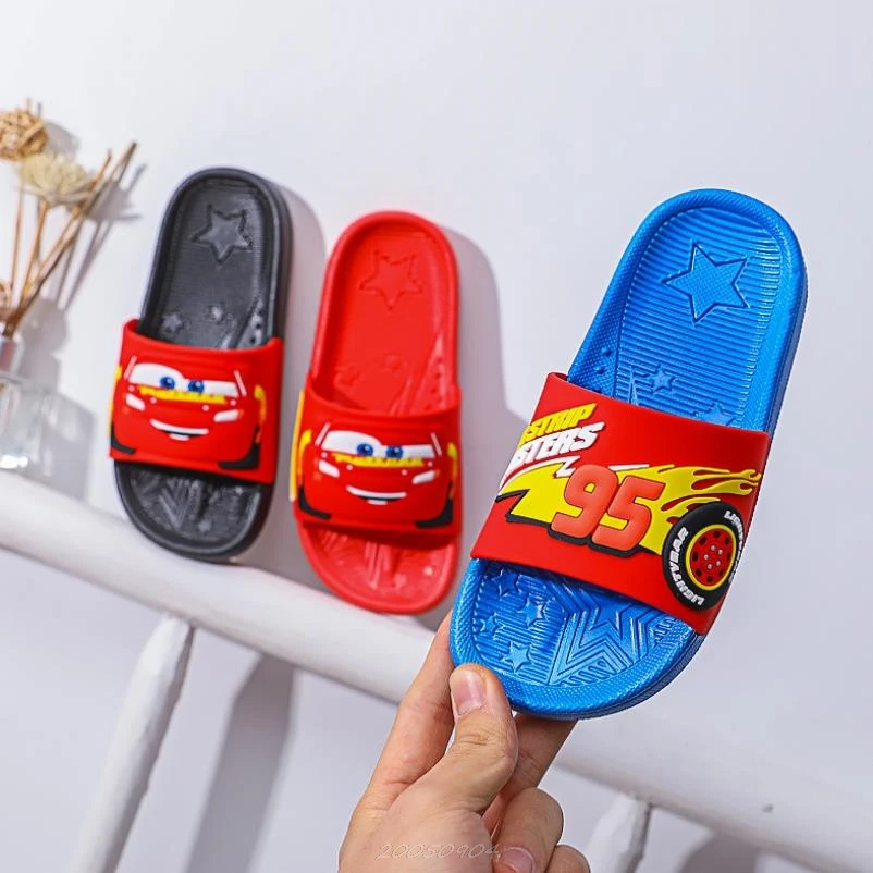 Zapatillas para niños y niñas, sandalias de playa de conejito de dibujos animados, de PVC, antideslizantes, suaves, para interior y baño, para verano, 95