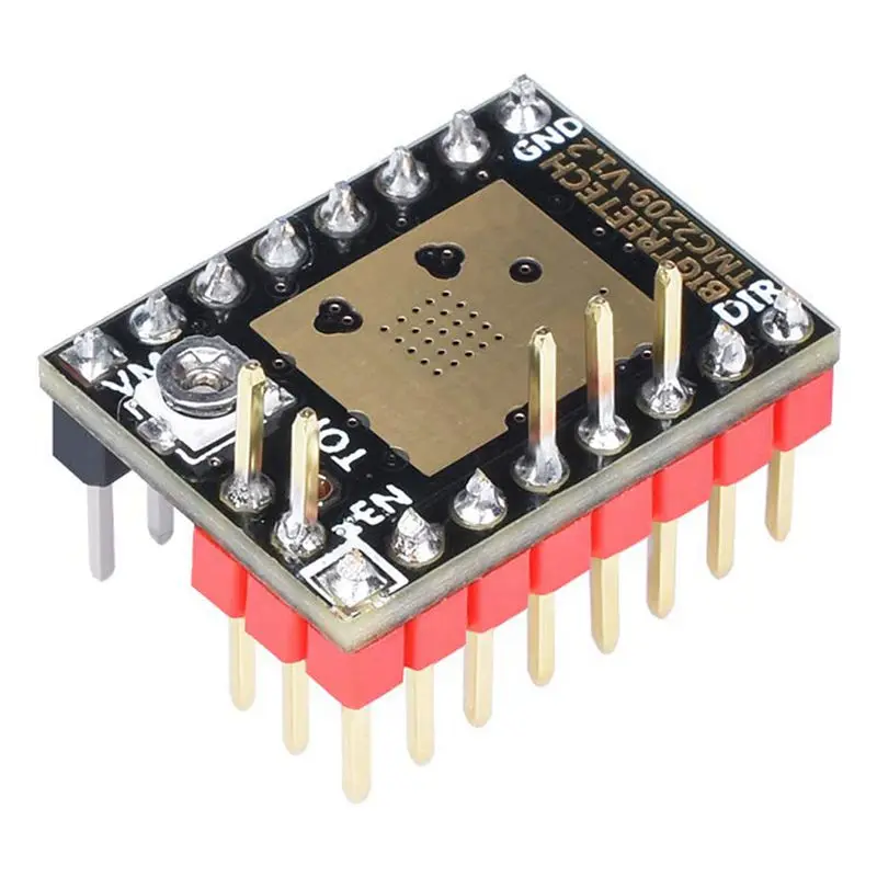 TMC2209 V1.2 Драйвер шагового двигателя 2.8A пиковый драйвер 3d части принтера для SKR V1.3 SKR PRO V1.1