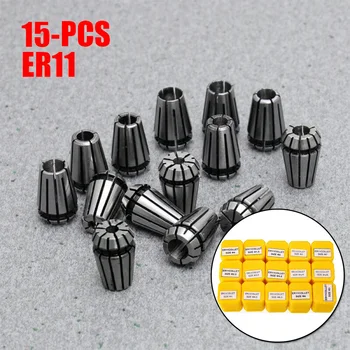 

15pcs ER11 Precision Spring Collet Set Milling Lathe CNC Chuck Bit Holder Tool High Accuracy And Wear-resistant