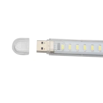 

Night Light Flexible Small Lighting Laptops Bedroom Plastic Office USB LED Lamp For Computer Energy Saving Mobile Power Home