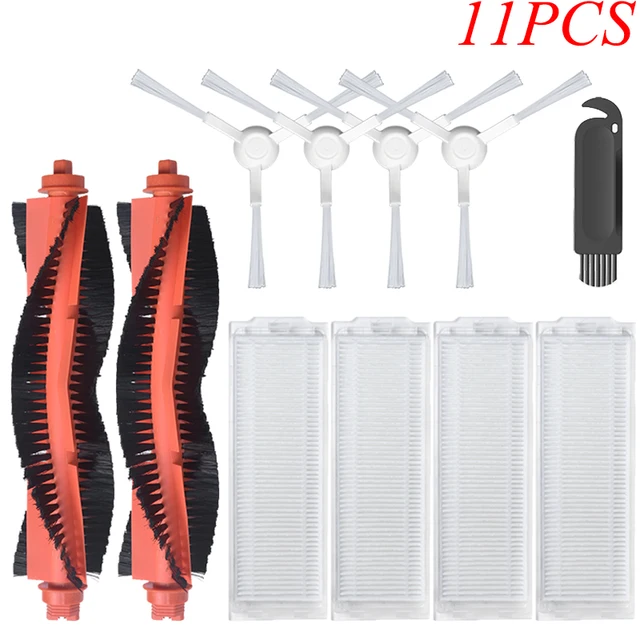 For Xiaomi Mijia Mop Pro STYTJ02YM VIOMI V3 SE V2 PRORobot Vacuum Cleaner Main/Side Brush Hepa Filter home appliance Parts 11PCS