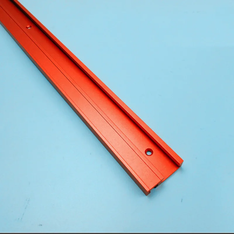 600mm Standard Aluminium T-track 45mm Width with Self Adhesive Metric Scale pole slider table saw miter fence woodworking tools