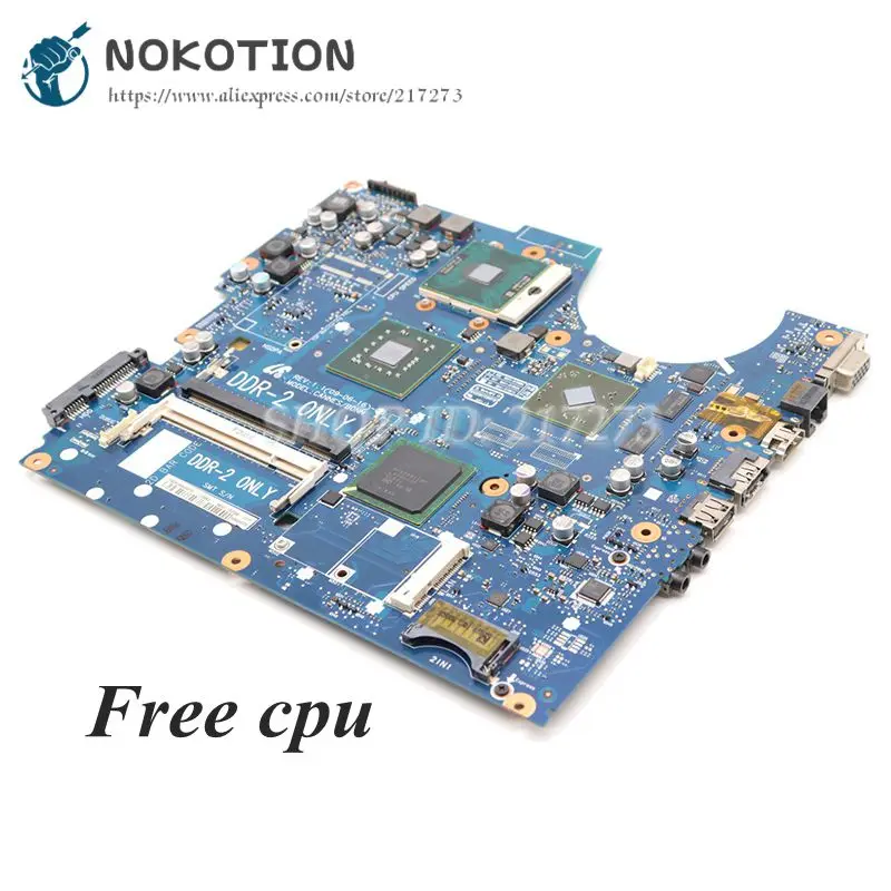 NOKOTION BA92-05738A BA92-05738B BA41-01060A BA41-01061A для samsung NP-R522 R522 Материнская плата ноутбука PM45 DDR2 Процессор