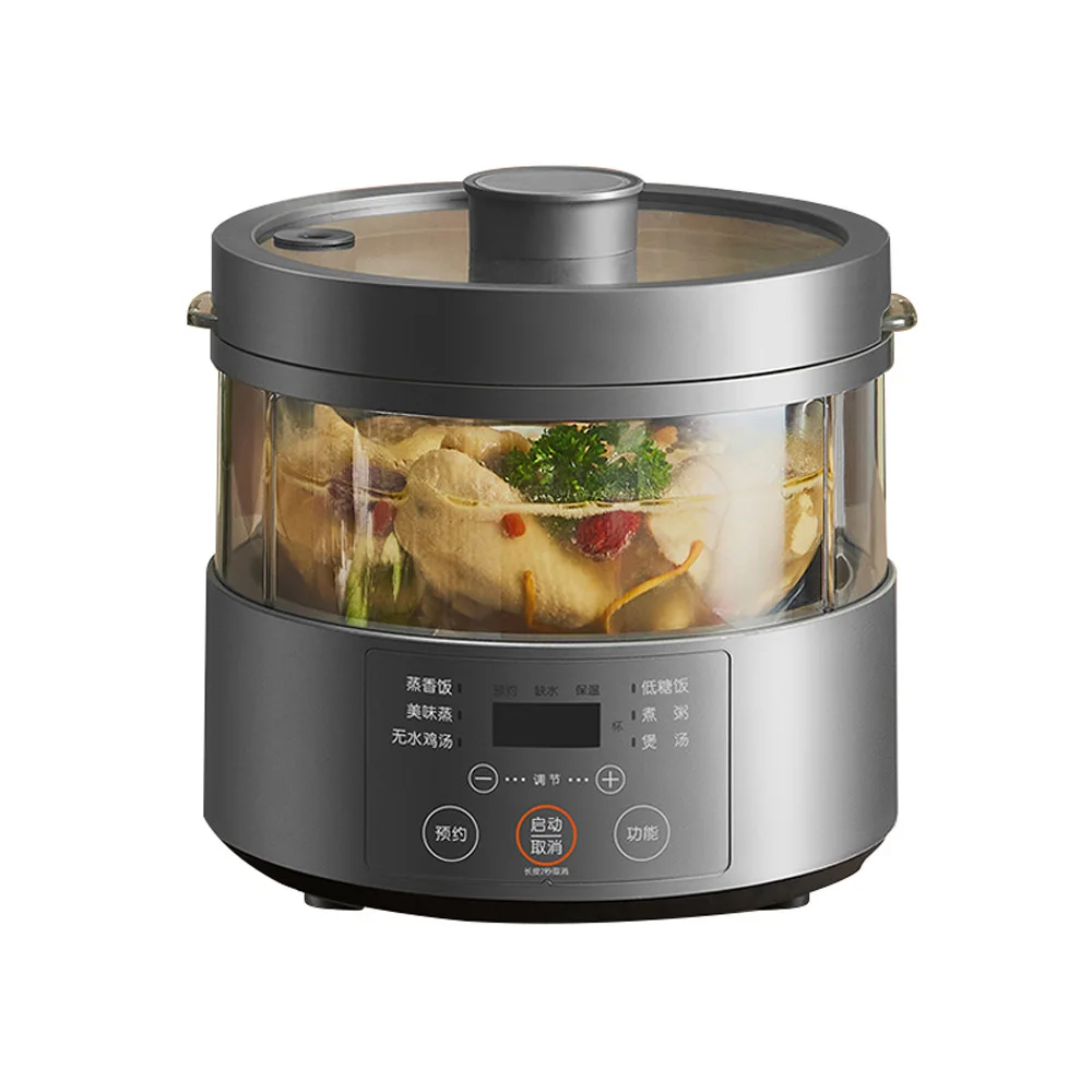 

Rice Cooker 3L Capacity Low Sugar Rice Cooking Machine No Coating Healthy Cooker Multifunctional Household Electric Cooking