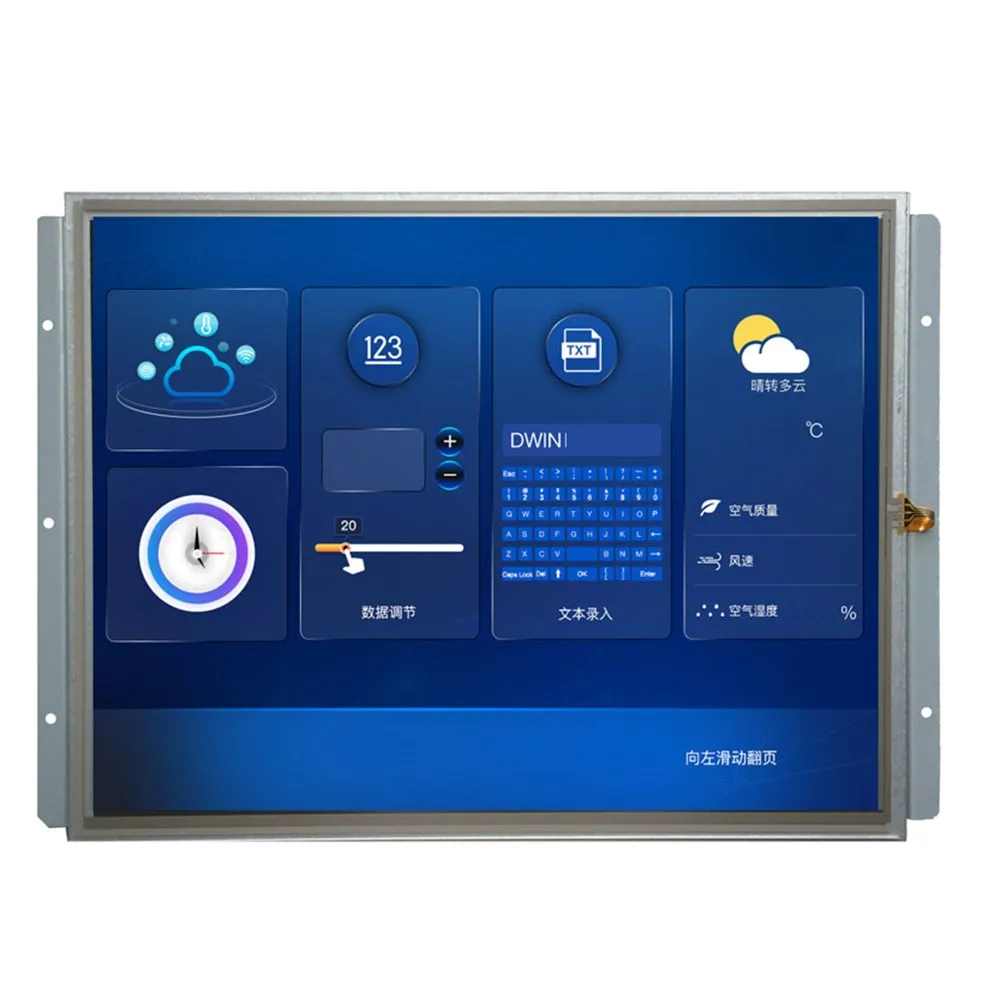 

DMG10768C150 03W 15-дюймовый серийный экран 24-битный цветной сенсорный экран DGUS экран