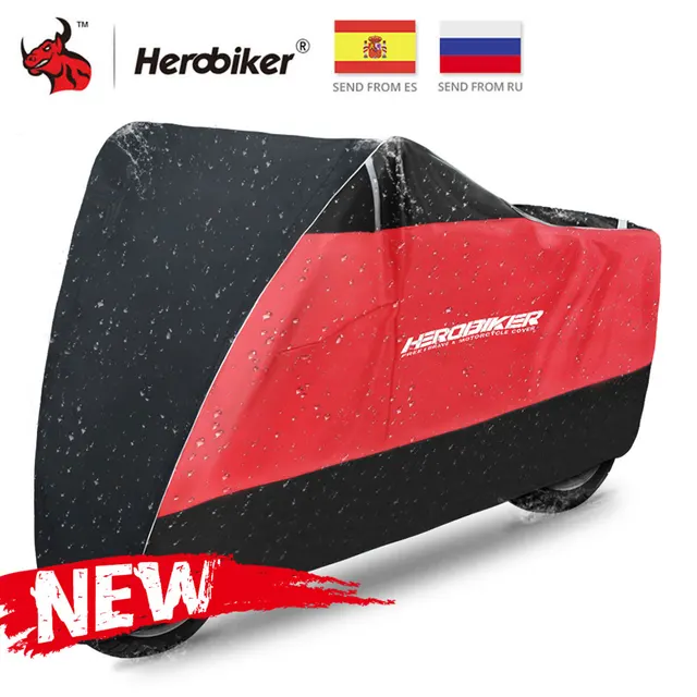 US $12.01 HEROBIKER Motorcycle Cover Waterproof Dustproof UV Protective Outdoor Indoor Moto Scooter Motorbike