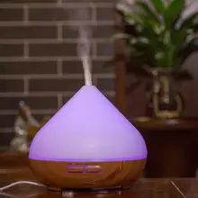 400 мл большой емкости вулканической формы древесины Арома диффузор увлажнитель воздуха