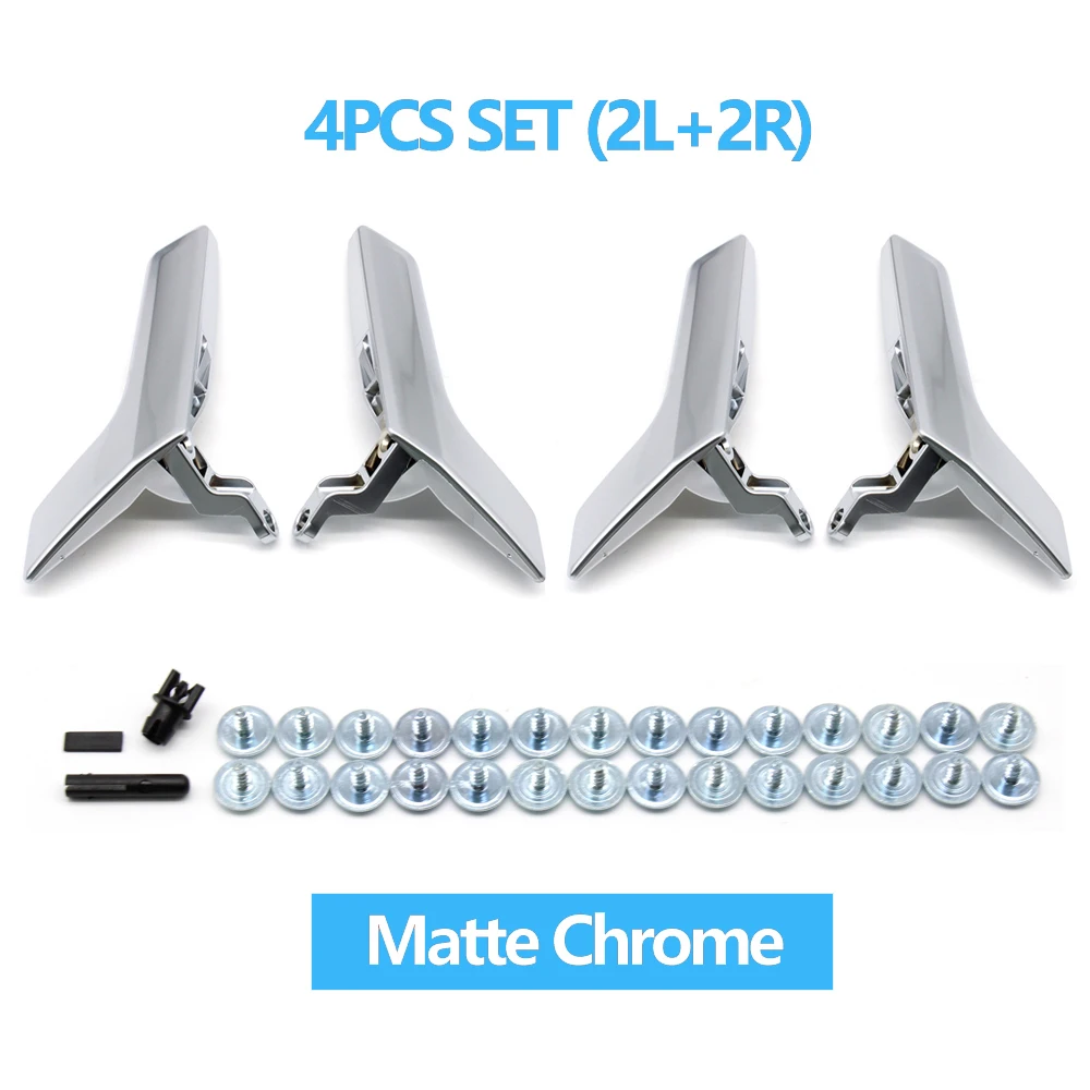 Kit Maniglia Interna Sinistra Per Mercedes W204 X204 - Cromata Con Viti E Perno, Ricambio 2047201171