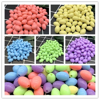 

New 15x8mm Acrylic Rugby Shaped Shape Imitation Pearls Bead DIY Jewelry Accessories for Women Making Bracelet Necklace Wholesale