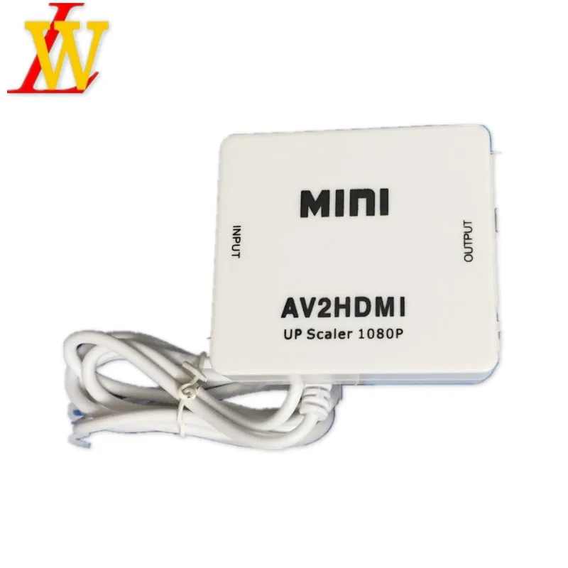 RCA Композитный CVBS HD мини AV к HDMI видео конвертер AV2HDMI 720p 1080p Upscaler