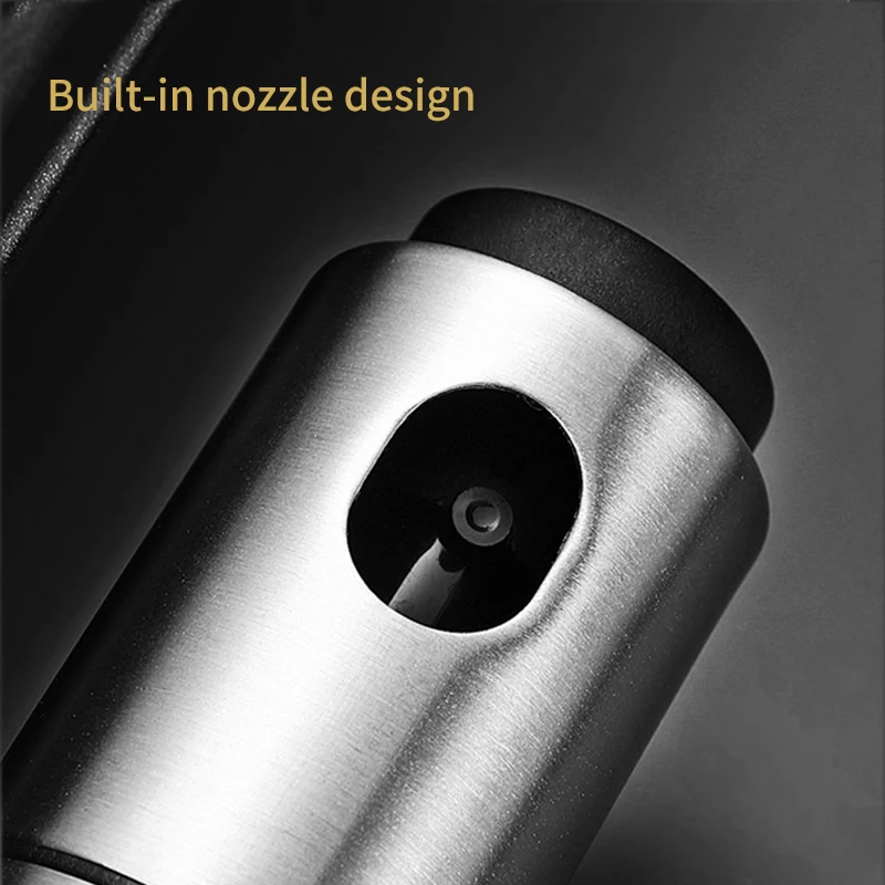 Stainless Steel Olive Oil Spray Bottle Oil Vinegar Spray Bottles Water Pump Gravy Boats Grill BBQ Sprayer BBQ Kitchen Tools