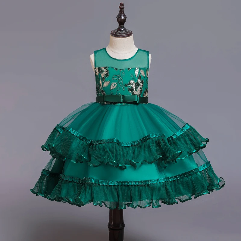 Летнее элегантное платье для девочек; Vestido; бальное платье; Детские платья; Одежда для девочек; вечерние платья-пачки для свадьбы; платье принцессы с блестками