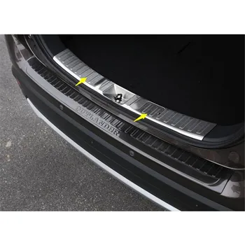 

Stainless Steel Inner Rear Bumper Protector Sill Trunk Tread Plate Trim Fit For Mitsubishi Outlander Samurai 2013 -2020