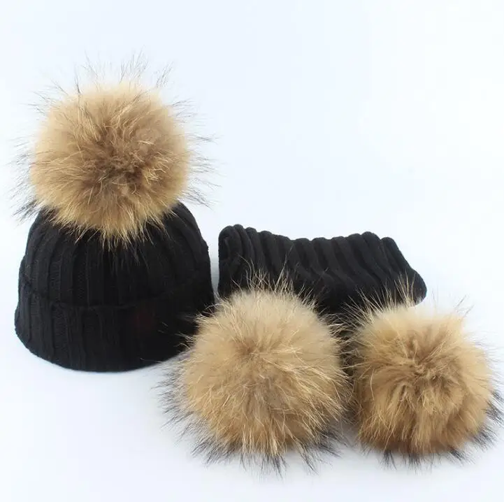 Детское зимнее пальто хлопковый головной убор для девочек, настоящий комплект