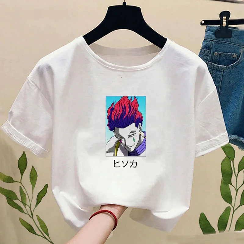 Women Hunter X Hunter Anime T Shirt Girl Hisoka Morow Hxh Cartoon Tshirt Female Harajuku 90s Short Sleeve T Shirt Drop Ship T Shirts Aliexpress