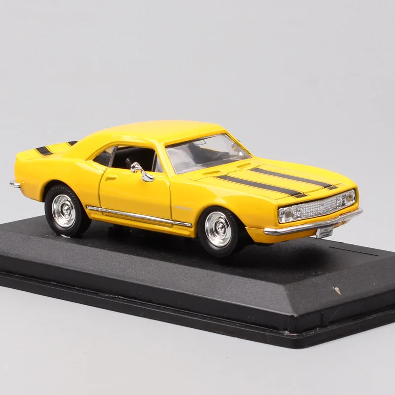 1/43 Масштаб Мини классика Винтаж 1967 Chevrolet Camaro Z28 мышечная модель автомобиля Diecasts& Toy Vehicles подарок для детей коллекция мальчиков