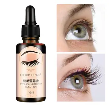 

New 10ml Eyelash Eyebrow Lengthening Longer Fuller Thicker Growth Nutrition Curling Enhancer Serum Treatments Eye Makeup TSLM1