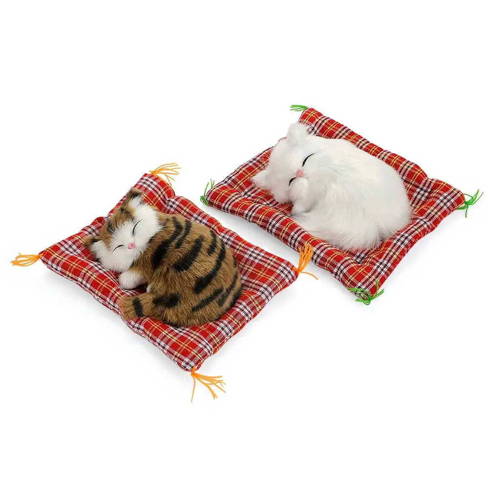 Автомобильные украшения милое моделирование украшение спящих кошек автомобили