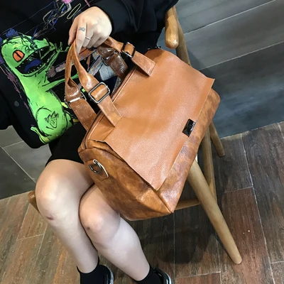 women winter pu leather bag OL black one shoulder bag female brown blue green casual crossbody messenger bag