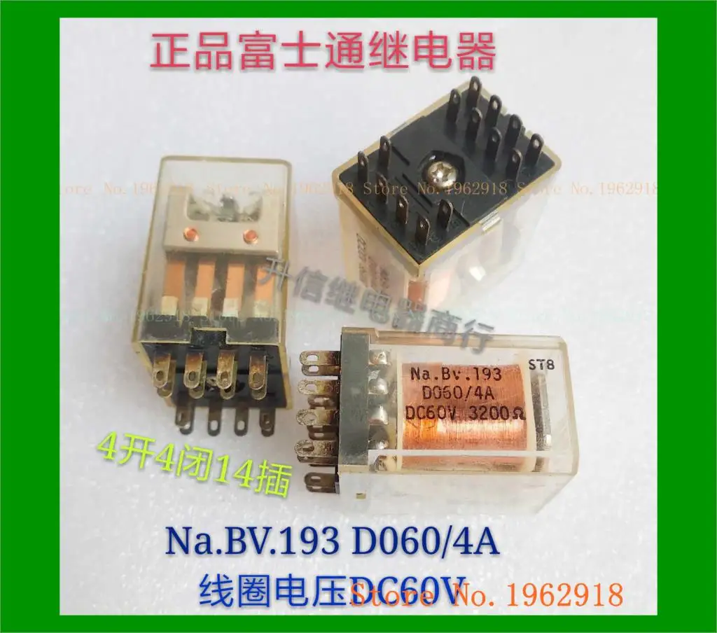 

Relay NA.BV.193 D060/4A DC60V Na.Bv.193 ST8 4 4 14