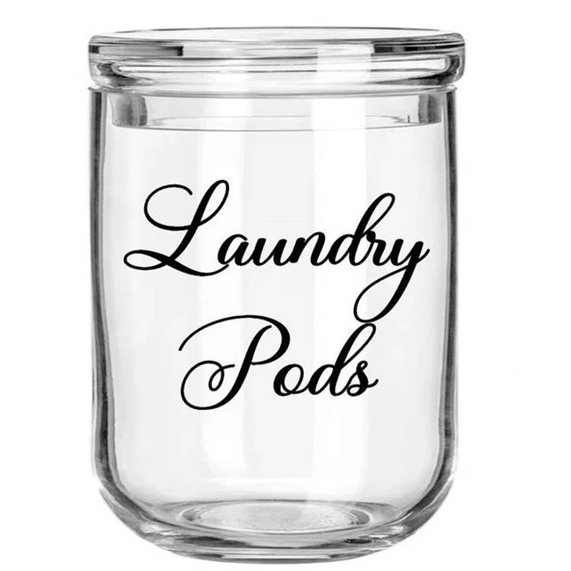 Laundry Pods Label Sticker Decal Vinyl Laundry Room  Detergent Label  Organization Labels Sticker Decal Home Decor (3)