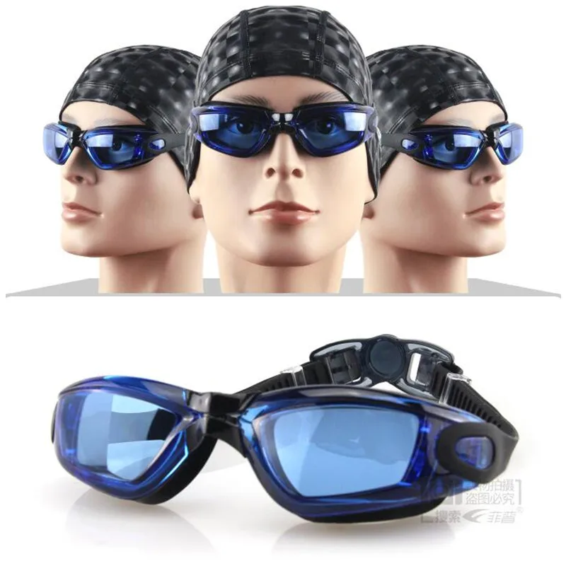 Men Women Silicone Anti Fog Swimming Goggles Myopia Dving Glasses UV HD Optical Clear lens Diopter Eyewear