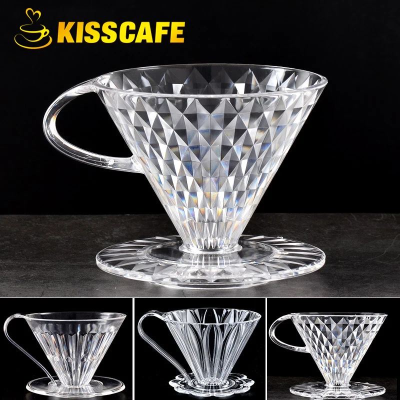 Капельный фильтр для Кофе Barista портативная полимерная ручная кофеварка миски V60