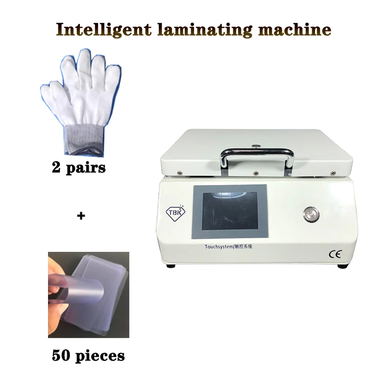 

TBK 808S Curved Lcd Screen Bubble Removing Vacuum Laminating Defoaming Machine Laminator and Debubbler For Mobile Phone Repair