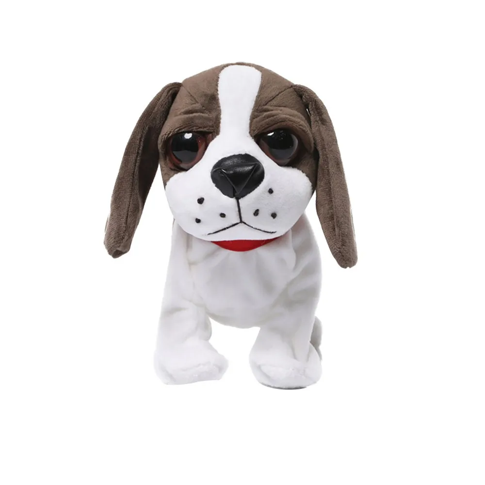 Домашнее животное игрушка со звуком, собака Управление электронные собаки интерактивные электронные питомцы собака-робот плюшевая игрушка голосовое электронный питомец