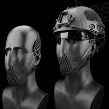 

Airsoft Mask Paintball Mask Strike Half Face Pilot Mask Outdoor Protective Equipment With High Quality