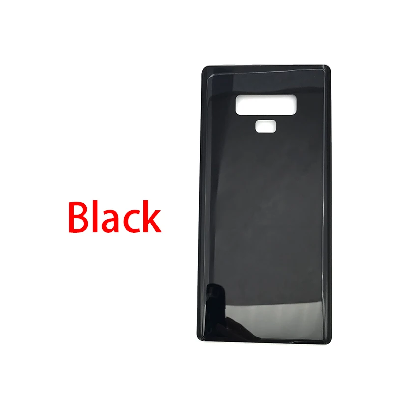 Black Задняя Стекло задняя крышка для samsung Galaxy Note 9 Батарея двери Корпус Батарея задняя крышка - Цвет: Black