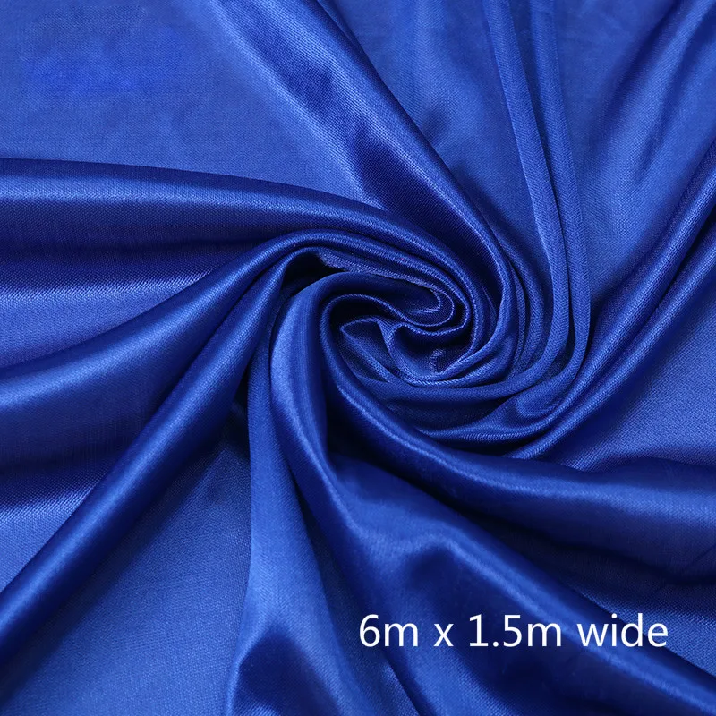 1.5 x 6m blue 1,5*6 м одноцветная териленовая ткань свадебная АРКА ДРАПИРОВАННОЕ тканью вуаль беседка драпировка для наружной Свадебная церемония, вечеринка шторы - Цвет: 1.5 x 6m blue