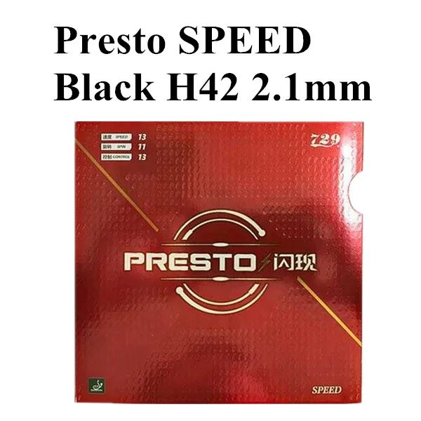 Оригинальные 729 PRESTO MAX Janpan импортные губки для торта, покрытие для настольного тенниса/резина для пинг-понга - Цвет: Speed 2.1 H42 Black