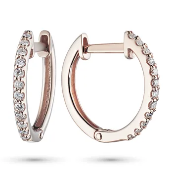 

Earrings made of red gold with diamond e0201sg04202854