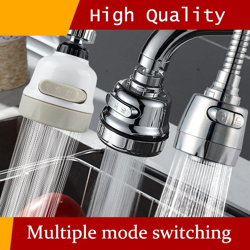 

Kitchen Faucet Aerator 2/3 Modes adjustable Water Filter Diffuser Water Saving Nozzle Faucet Connector Lengthen