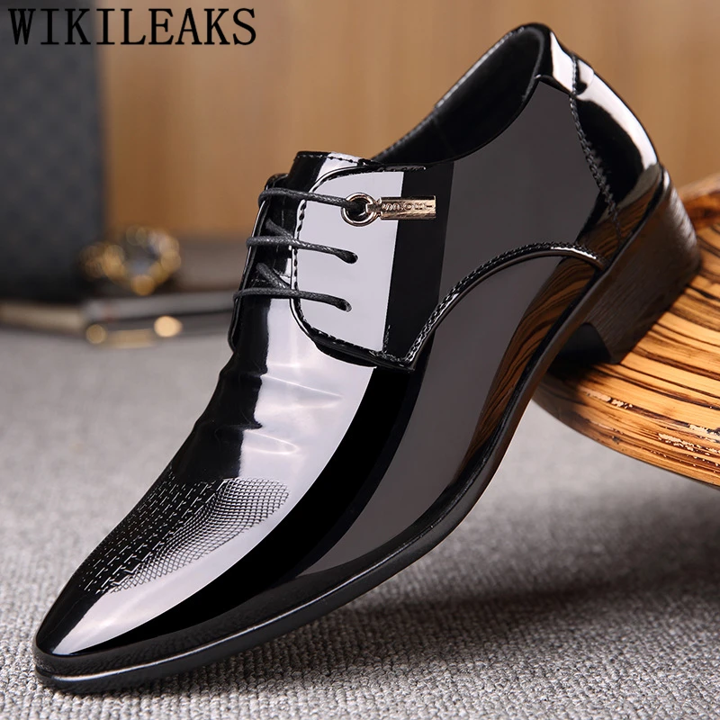 formales vestir para hombre, calzado clásico a la moda, de marca, italiano, de talla grande 48|Zapatos - AliExpress