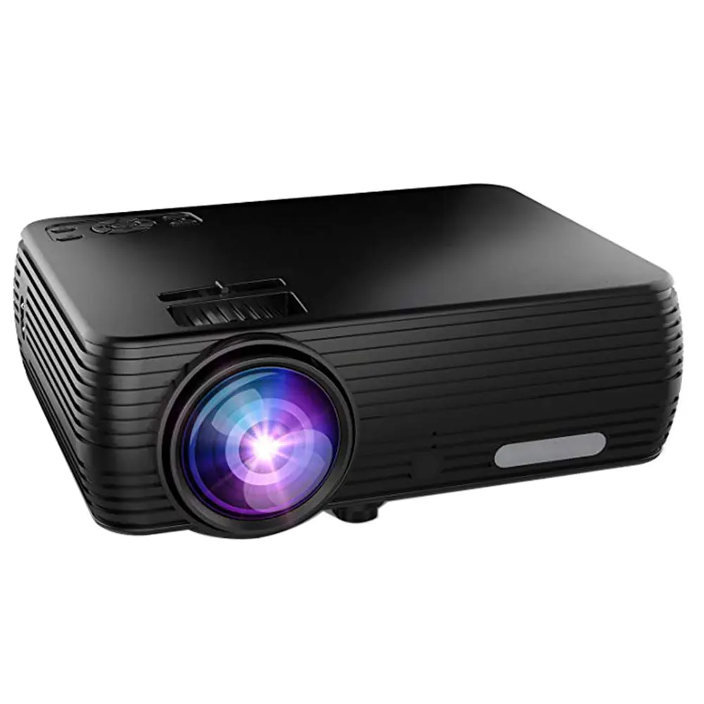  LED Mini Projector Full HD 4K USB TF HDMI Media Player Home Cinema LCD 16:9 Support Red Blue 3D Hom
