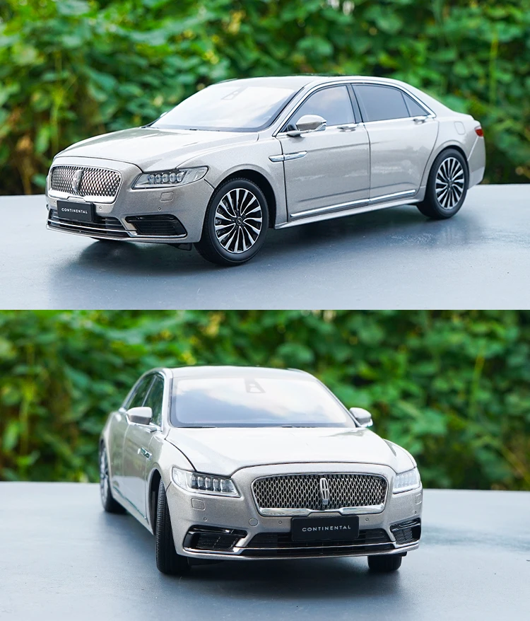 1:18 литая под давлением модель для Lincoln Континентальный lucuy Sedan Заводская игрушечная машинка миниатюрная коллекция оригинальная коробка