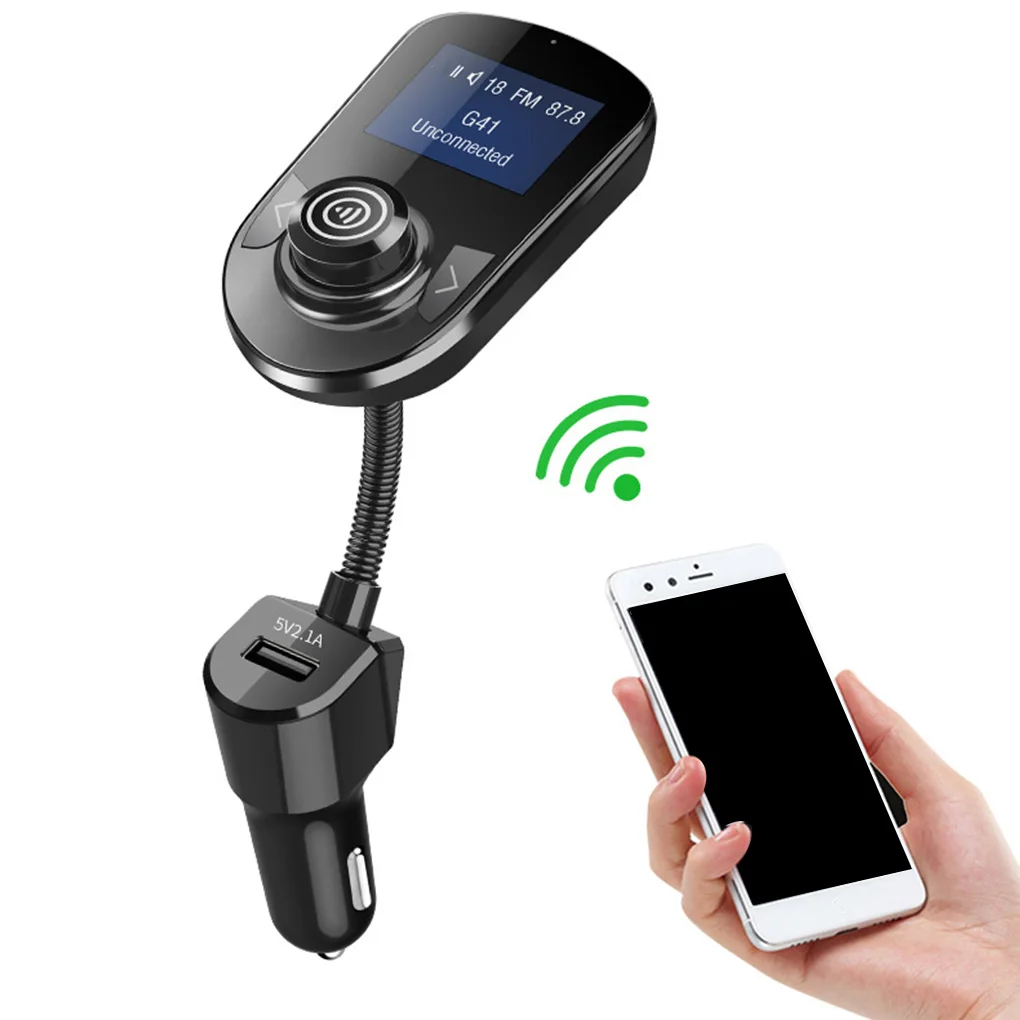 Bluetooth Handsfree автомобильный комплект беспроводной FM модулятор автомобильные грузовики MP3 плеер Aux/TF музыкальные плееры usb зарядка