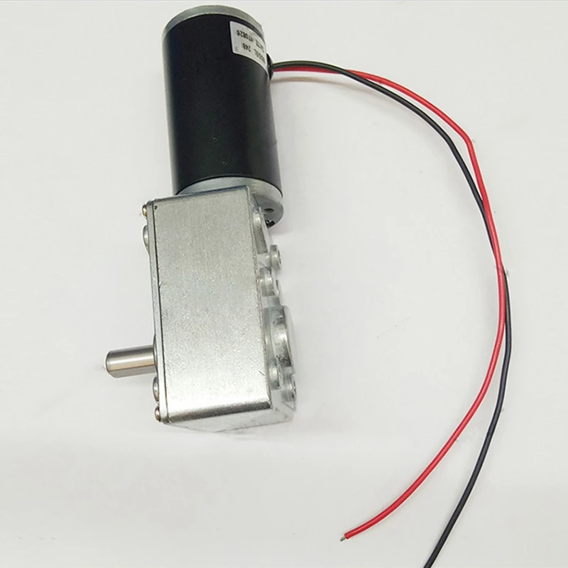 FUNN-24V DC червячный редуктор мощный мотор с высоким крутящим моментом обратная передача коробка дверь робот