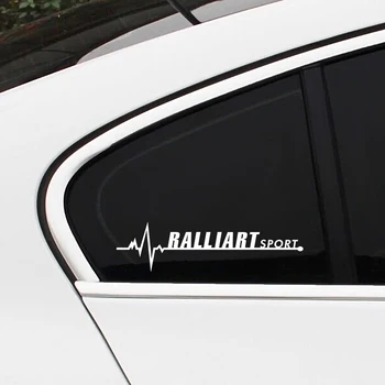 

For Mitsubishi RalliArt Lancer Ralli Art 10 Asx Car Emblems Accessories PVC Car Side Window Stickers Decal Car Styling 2Pcs