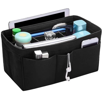 

Bag Organizer for Women Felt Bag Organizer Multifunctional Desktop Cosmetics Organizer Nappy Bag Organizer