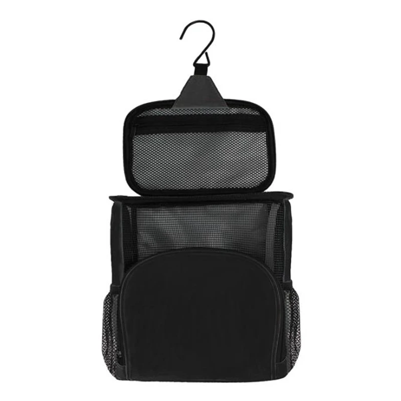 Portable Shower Caddy,hanging Toiletry Bag,large Capacity,waterresistant Easy Dry,breathable